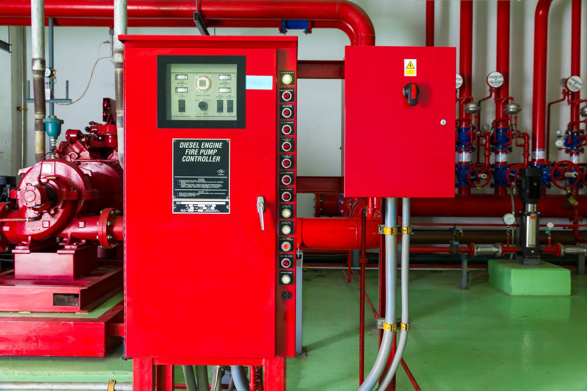 scada based fire fighting system